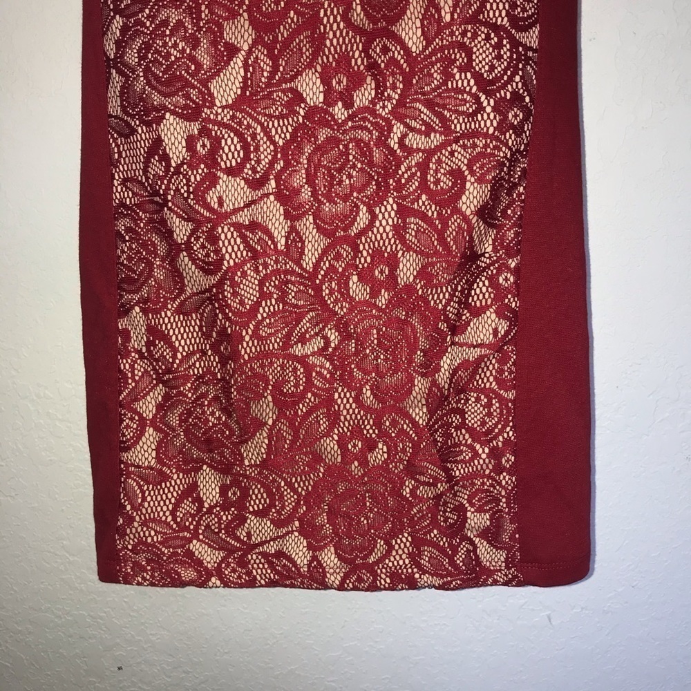 Signature Collection Stretch Lace Dress L 14 16 - Picture 6 of 8